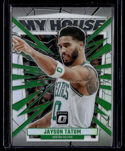 2023-24 Donruss Optic #7 Jayson Tatum My House Holo  Krazy King Collectibles LLC   