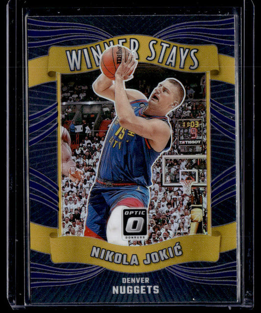 2023-24 Donruss Optic #6 Nikola Jokic Winner Stays Purple  Krazy King Collectibles LLC   