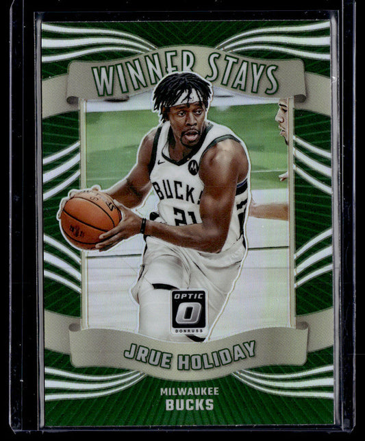 2023-24 Donruss Optic #9 Jrue Holiday Winner Stays Holo  Krazy King Collectibles LLC   