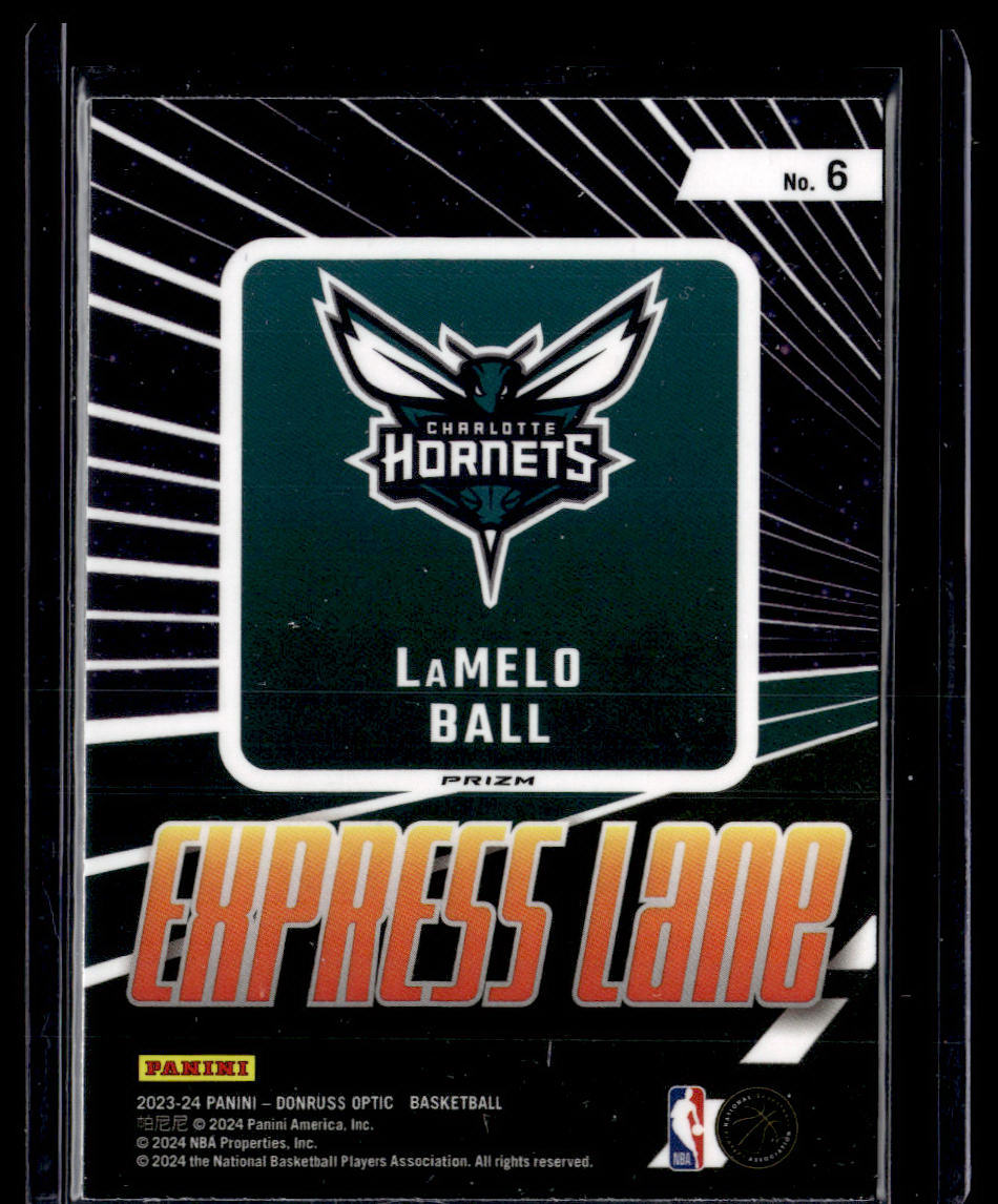 2023-24 Donruss Optic #6 LaMelo Ball Express Lane Purple  Krazy King Collectibles LLC   