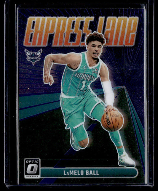 2023-24 Donruss Optic #6 LaMelo Ball Express Lane Purple  Krazy King Collectibles LLC   