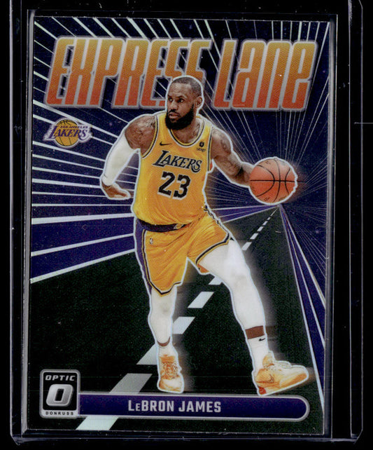 2023-24 Donruss Optic #9 LeBron James Express Lane Holo  Krazy King Collectibles LLC   