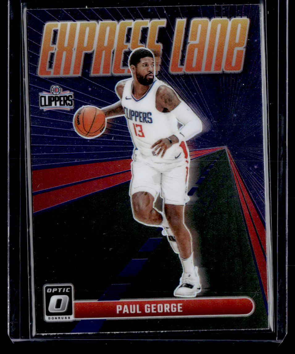 2023-24 Donruss Optic #15 Paul George Express Lane Purple  Krazy King Collectibles LLC   