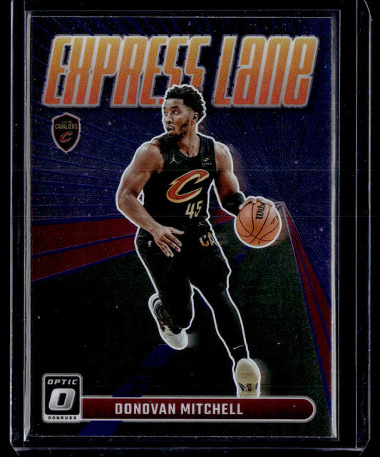 2023-24 Donruss Optic #19 Donovan Mitchell Express Lane Purple  Krazy King Collectibles LLC   