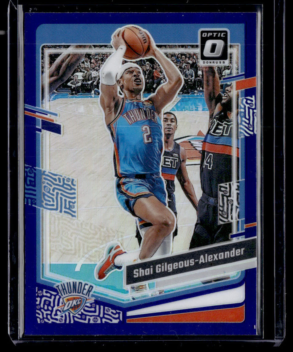 2023-24 Donruss Optic #104 Shai Gilgeous-Alexander Purple  Krazy King Collectibles LLC   