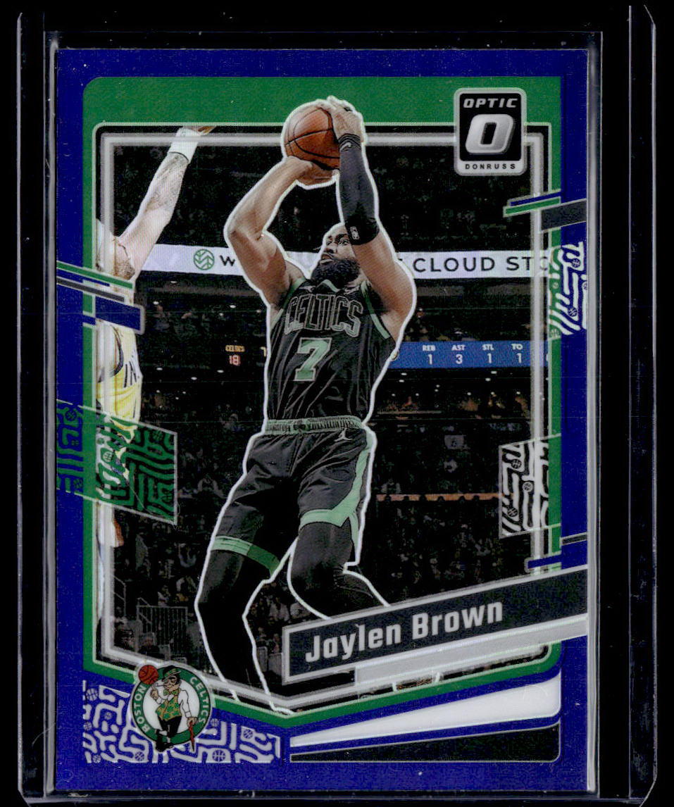 2023-24 Donruss Optic #113 Jaylen Brown Purple  Krazy King Collectibles LLC   