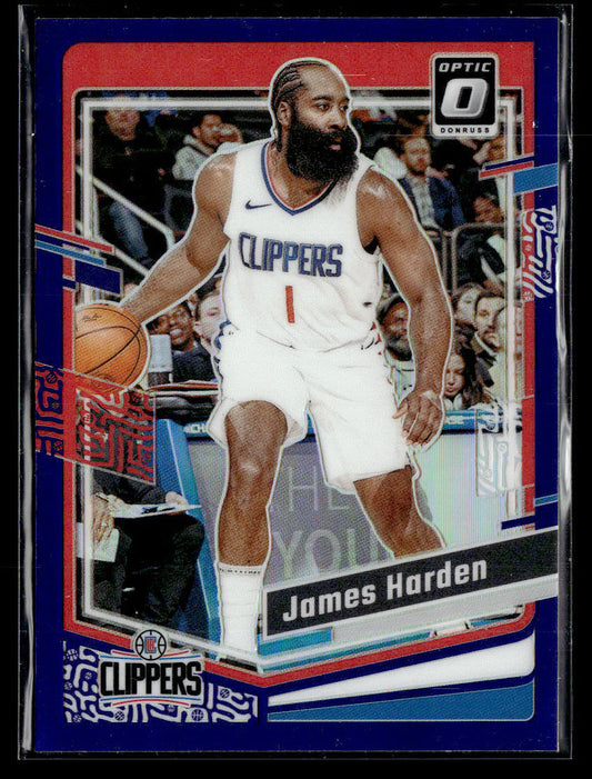 2023-24 Donruss Optic #174 James Harden Purple  Krazy King Collectibles LLC   