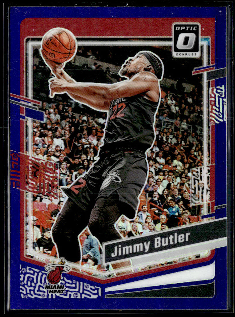 2023-24 Donruss Optic #154 Jimmy Butler Purple  Krazy King Collectibles LLC   