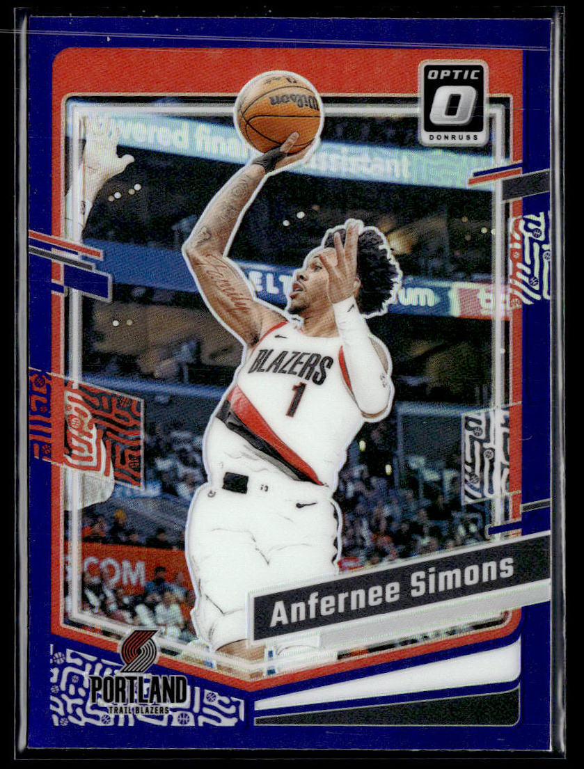 2023-24 Donruss Optic #153 Anfernee Simons Purple  Krazy King Collectibles LLC   