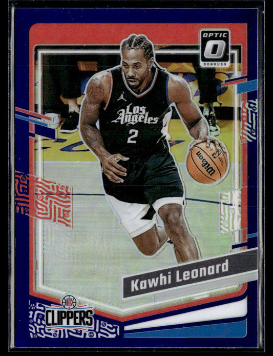 2023-24 Donruss Optic #95 Kawhi Leonard Purple  Krazy King Collectibles LLC   