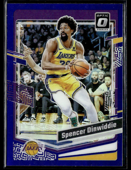 2023-24 Donruss Optic #108 Spencer Dinwiddie Purple  Krazy King Collectibles LLC   