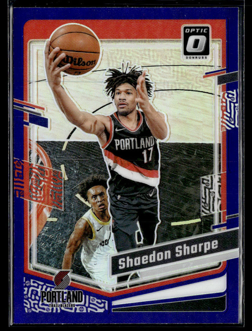 2023-24 Donruss Optic #170 Shaedon Sharpe Purple  Krazy King Collectibles LLC   