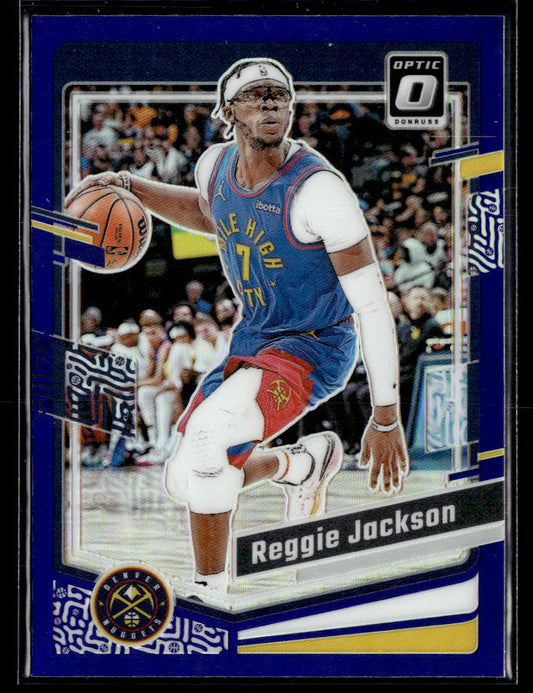 2023-24 Donruss Optic #167 Reggie Jackson Purple  Krazy King Collectibles LLC   