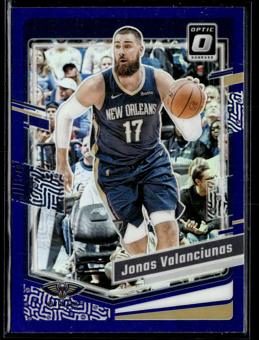 2023-24 Donruss Optic #116 Jonas Valanciunas Purple  Krazy King Collectibles LLC   