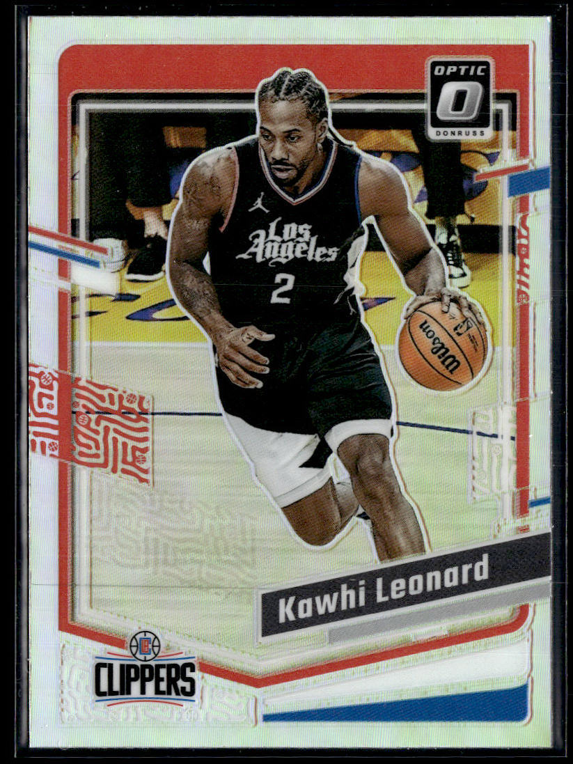 2023-24 Donruss Optic #95 Kawhi Leonard Holo  Krazy King Collectibles LLC   