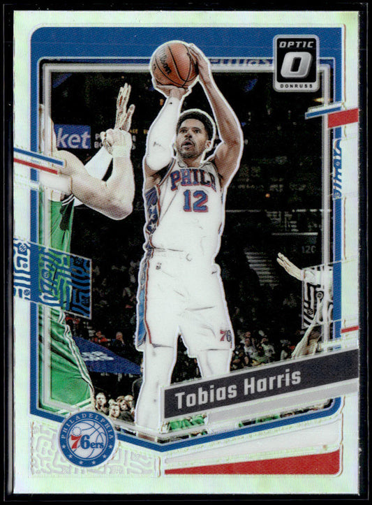 2023-24 Donruss Optic #136 Tobias Harris Holo  Krazy King Collectibles LLC   