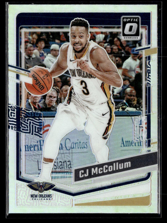 2023-24 Donruss Optic #105 CJ McCollum Holo  Krazy King Collectibles LLC   