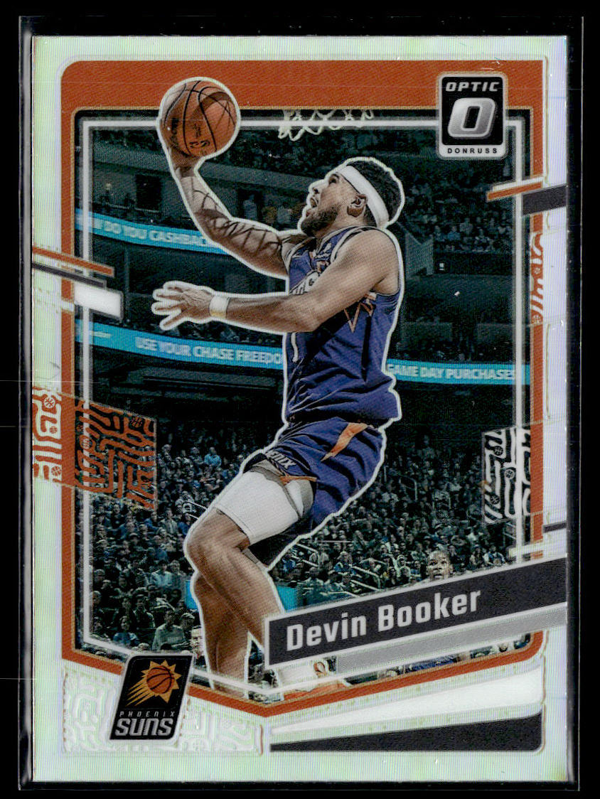 2023-24 Donruss Optic #44 Devin Booker Holo  Krazy King Collectibles LLC   