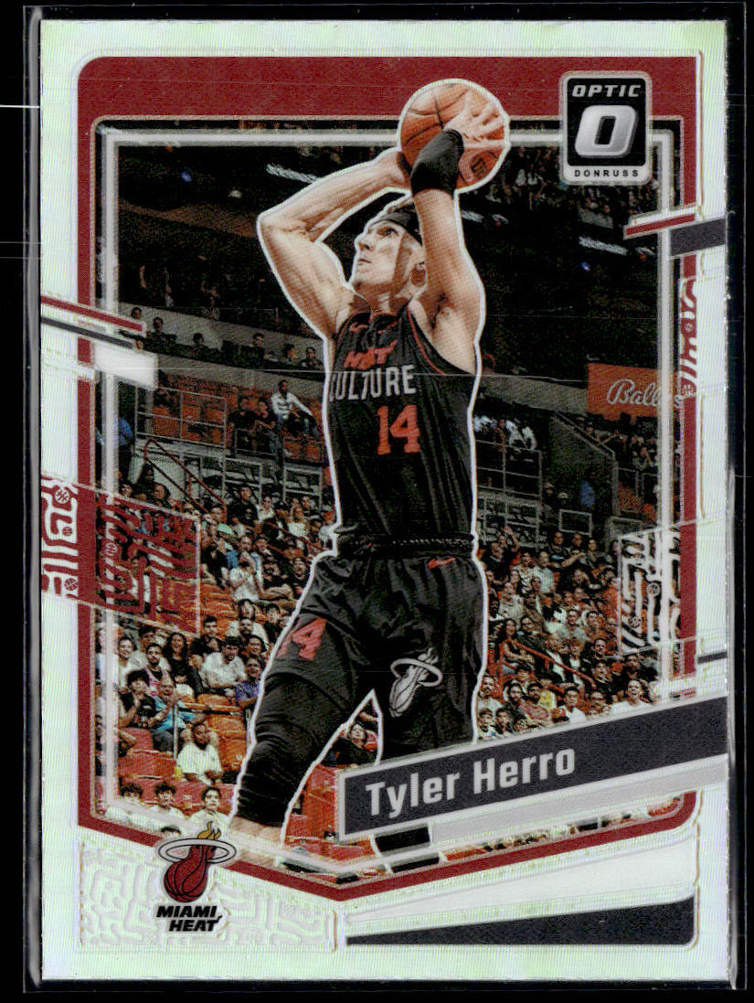 2023-24 Donruss Optic #180 Tyler Herro Holo  Krazy King Collectibles LLC   