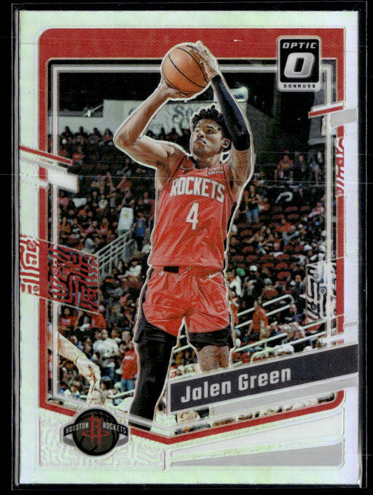 2023-24 Donruss Optic #151 Jalen Green Holo  Krazy King Collectibles LLC   