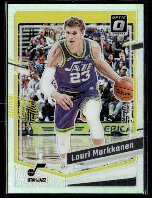 2023-24 Donruss Optic #128 Lauri Markkanen Holo  Krazy King Collectibles LLC   