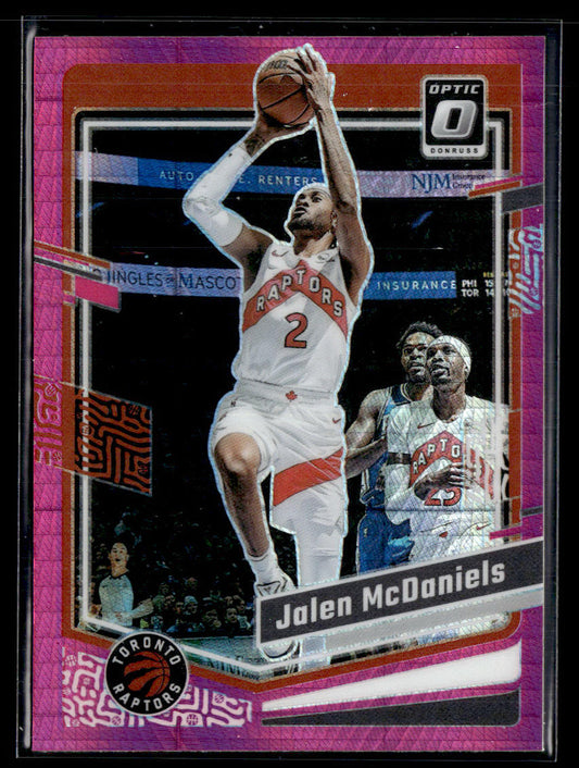 2023-24 Donruss Optic #79 Jalen McDaniels Hyper Pink  Krazy King Collectibles LLC   