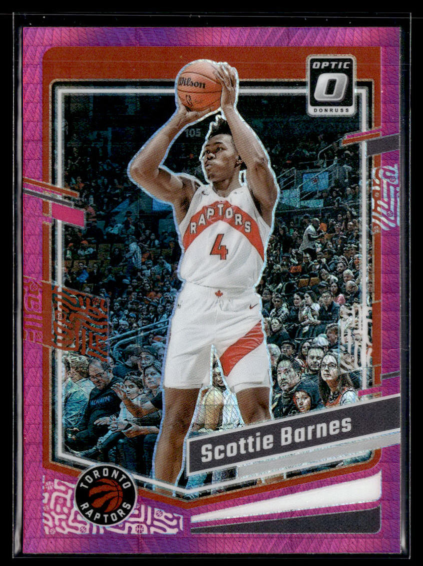 2023-24 Donruss Optic #12 Scottie Barnes Hyper Pink  Krazy King Collectibles LLC   