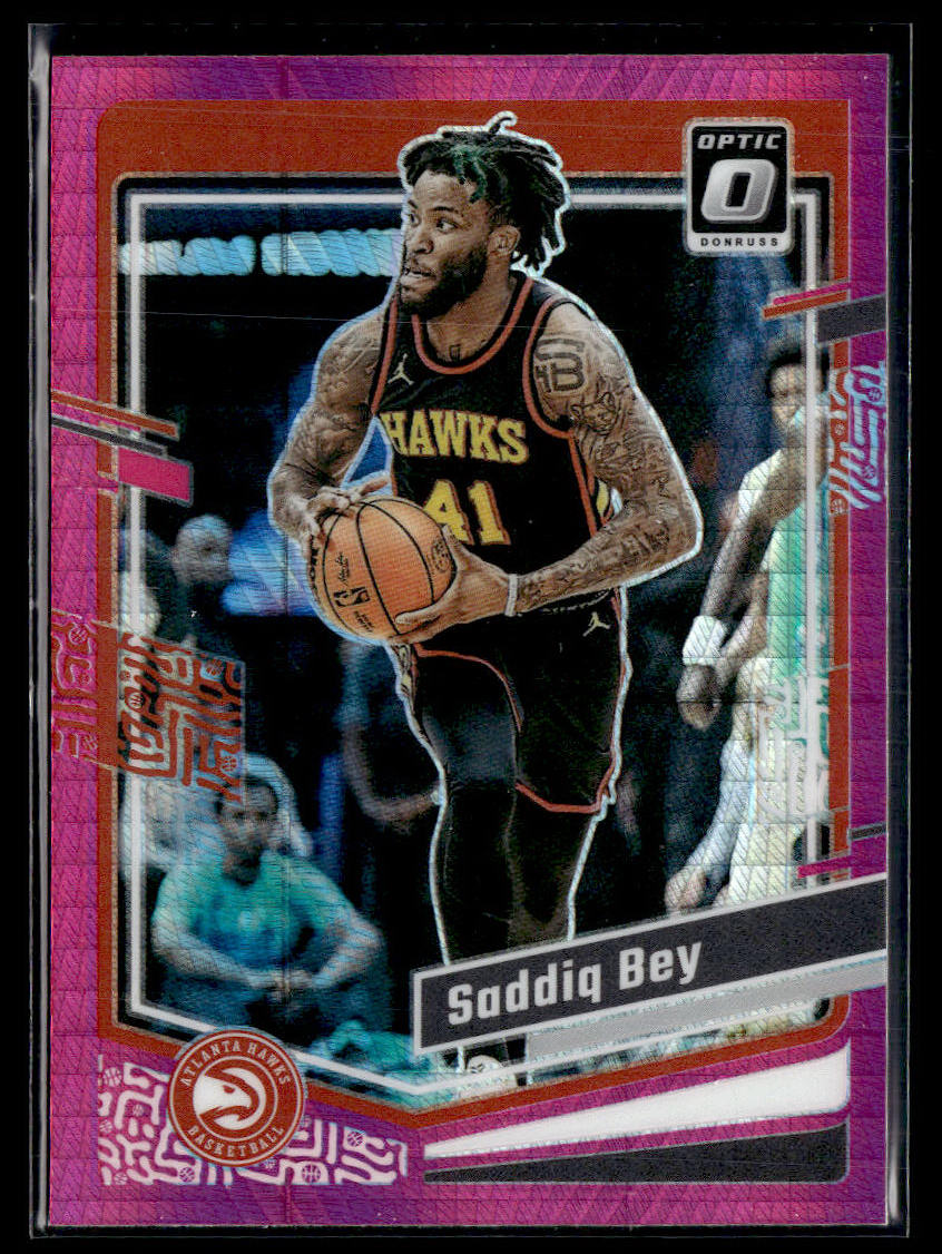 2023-24 Donruss Optic #21 Saddiq Bey Hyper Pink  Krazy King Collectibles LLC   