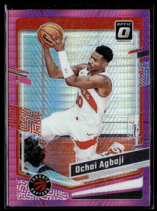 2023-24 Donruss Optic #156 Ochai Agbaji Hyper Pink  Krazy King Collectibles LLC   