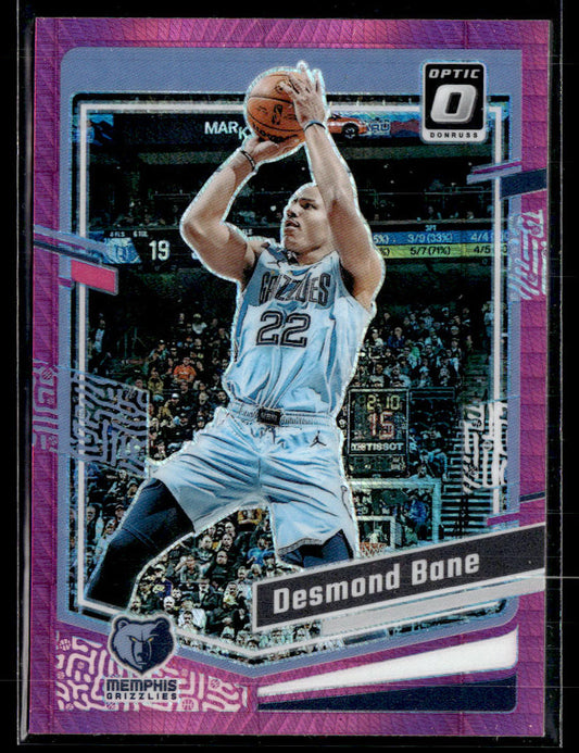 2023-24 Donruss Optic #171 Desmond Bane Hyper Pink  Krazy King Collectibles LLC   