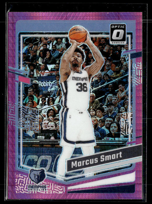 2023-24 Donruss Optic #152 Marcus Smart Hyper Pink  Krazy King Collectibles LLC   