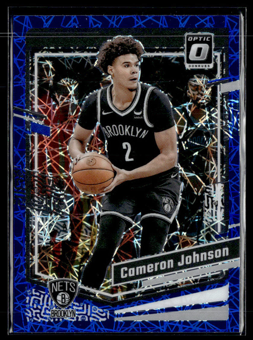 2023-24 Donruss Optic #166 Cameron Johnson Blue Velocity  Krazy King Collectibles LLC   