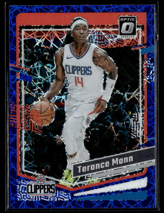 2023-24 Donruss Optic #71 Terance Mann Blue Velocity  Krazy King Collectibles LLC   