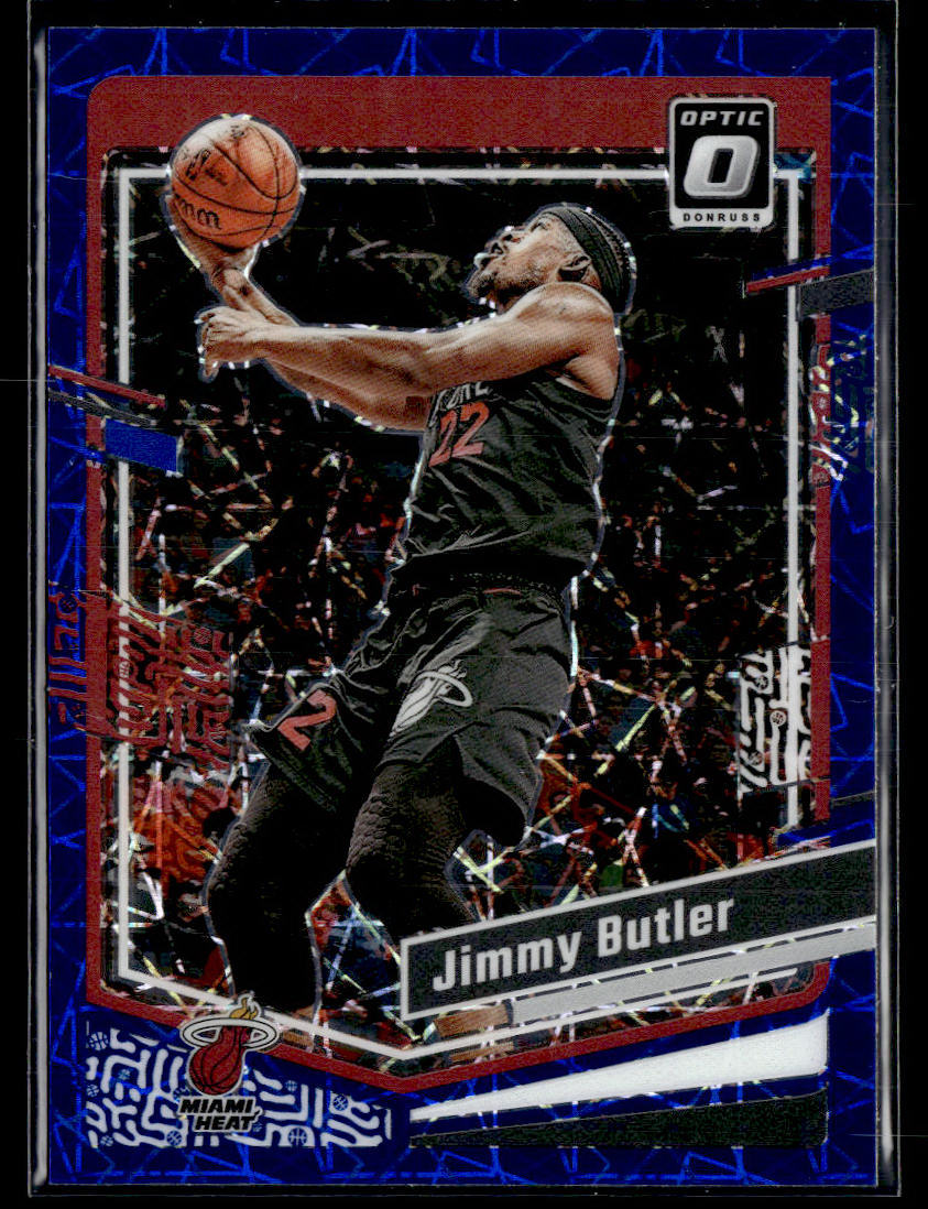 2023-24 Donruss Optic #154 Jimmy Butler Blue Velocity  Krazy King Collectibles LLC   