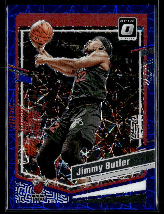 2023-24 Donruss Optic #154 Jimmy Butler Blue Velocity  Krazy King Collectibles LLC   