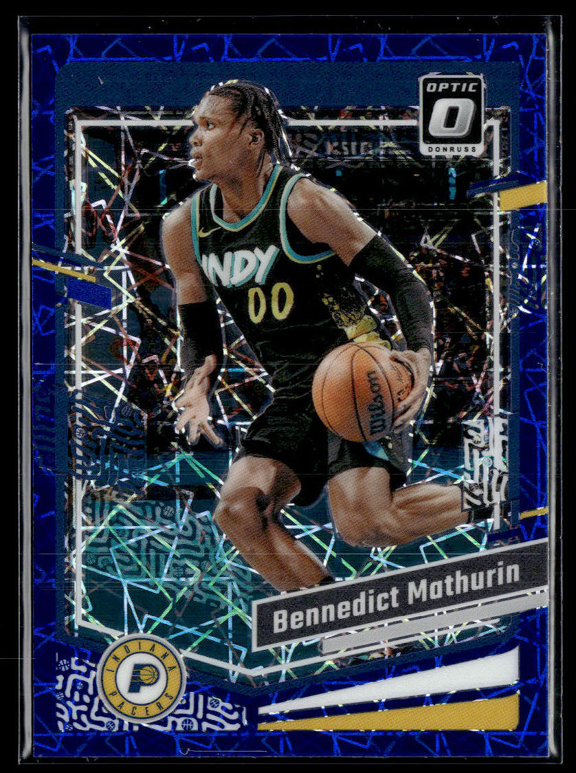 2023-24 Donruss Optic #122 Bennedict Mathurin Blue Velocity  Krazy King Collectibles LLC   