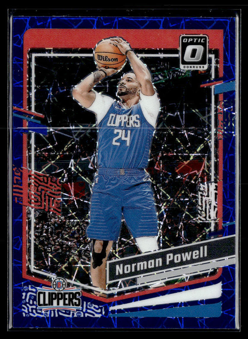 2023-24 Donruss Optic #161 Norman Powell Blue Velocity  Krazy King Collectibles LLC   