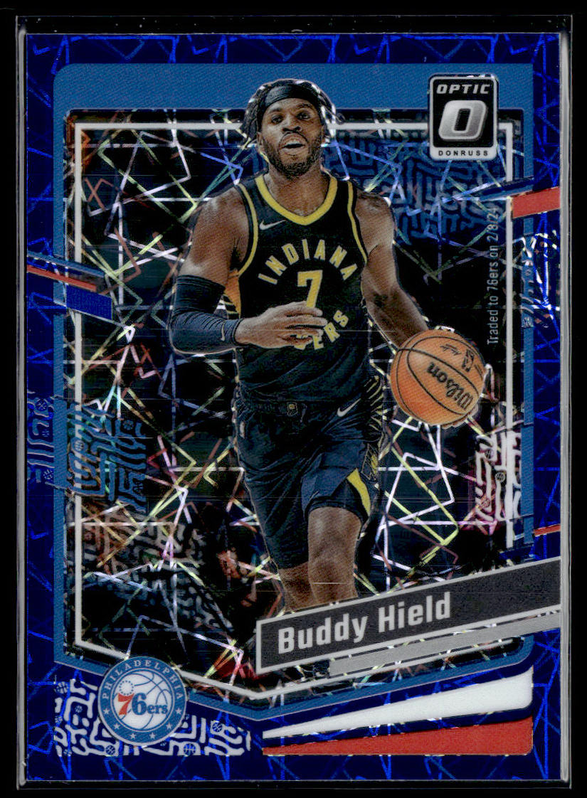 2023-24 Donruss Optic #42 Buddy Hield Blue Velocity  Krazy King Collectibles LLC   