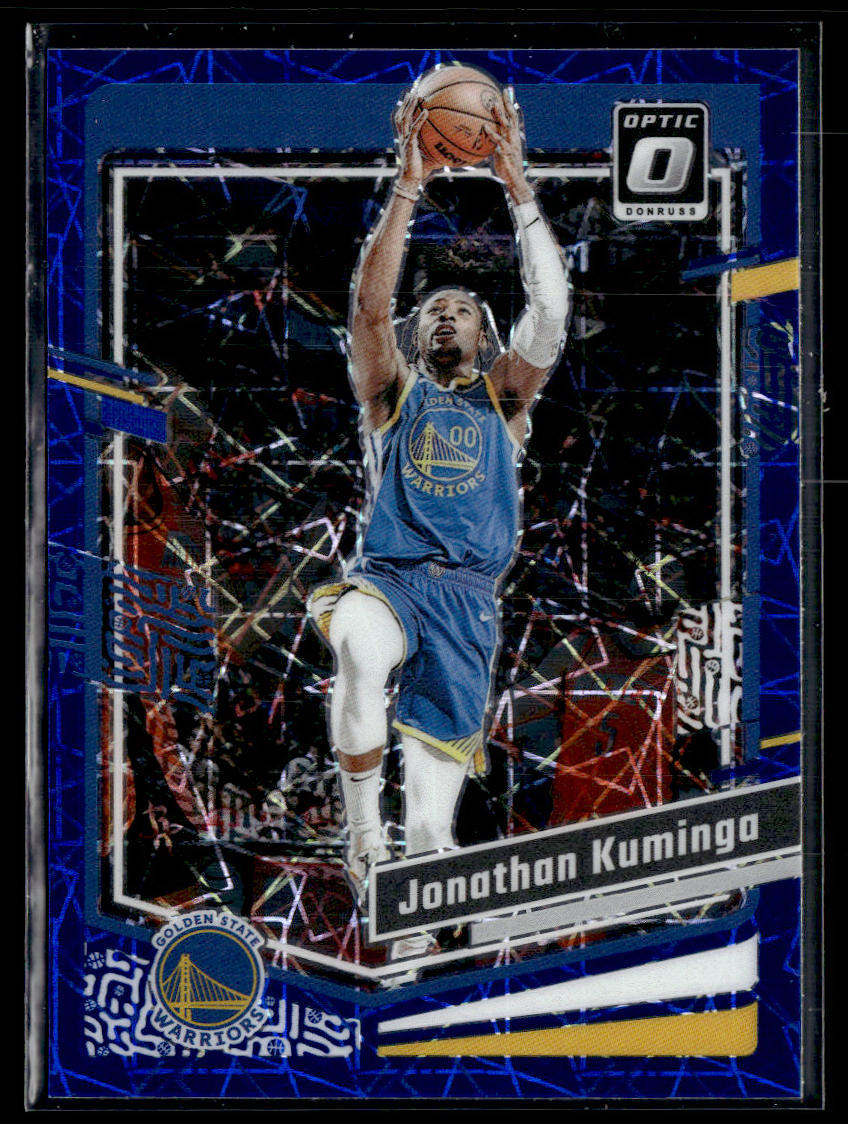 2023-24 Donruss Optic #143 Jonathan Kuminga Blue Velocity  Krazy King Collectibles LLC   