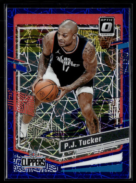 2023-24 Donruss Optic #185 P.J. Tucker Blue Velocity  Krazy King Collectibles LLC   