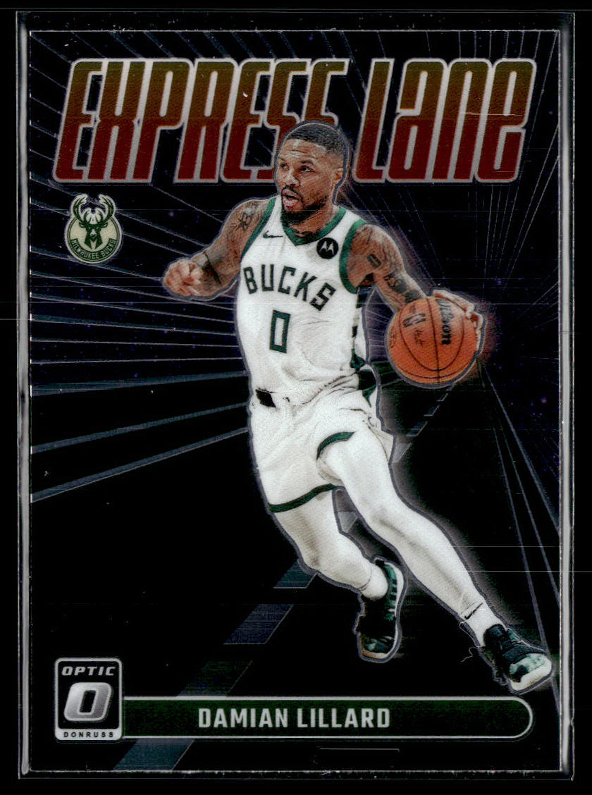 2023-24 Donruss Optic #5 Damian Lillard Express Lane  Krazy King Collectibles LLC   