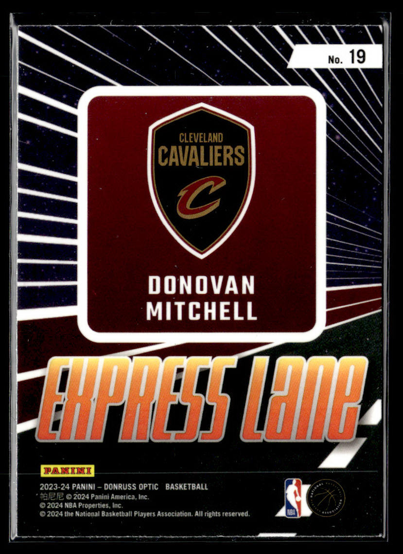 2023-24 Donruss Optic #19 Donovan Mitchell Express Lane  Krazy King Collectibles LLC   