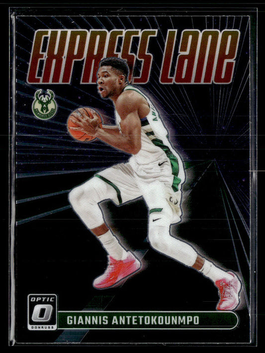 2023-24 Donruss Optic #23 Giannis Antetokounmpo Express Lane  Krazy King Collectibles LLC   