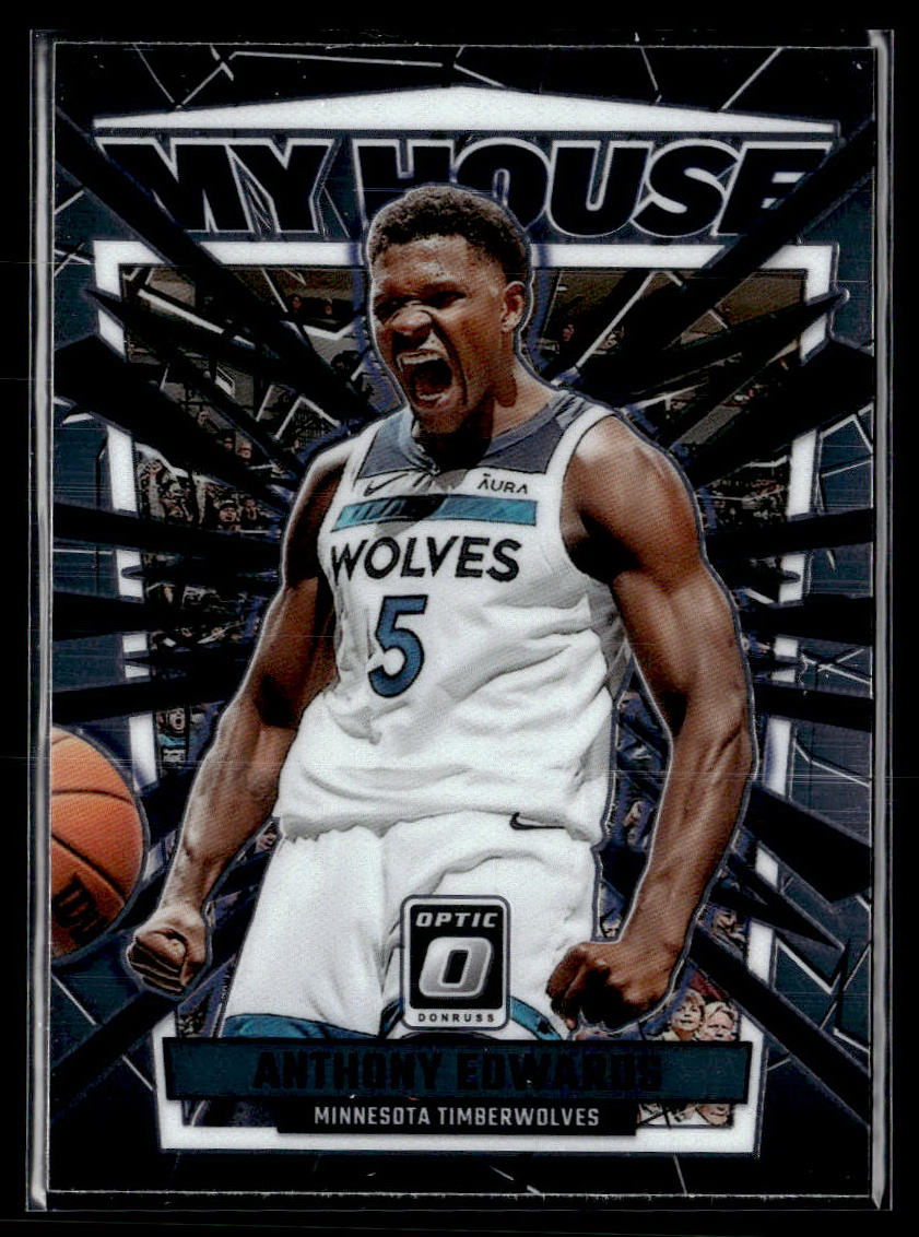 2023-24 Donruss Optic #9 Anthony Edwards My House  Krazy King Collectibles LLC   