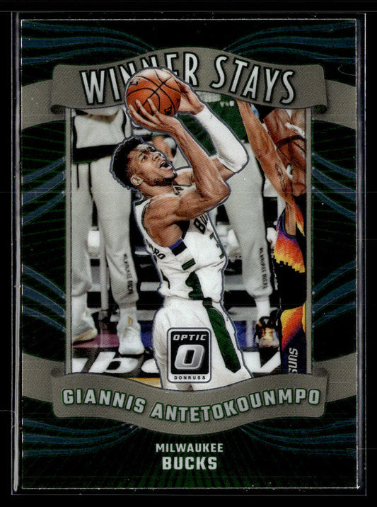 2023-24 Donruss Optic #1 Giannis Antetokounmpo Winner Stays  Krazy King Collectibles LLC   