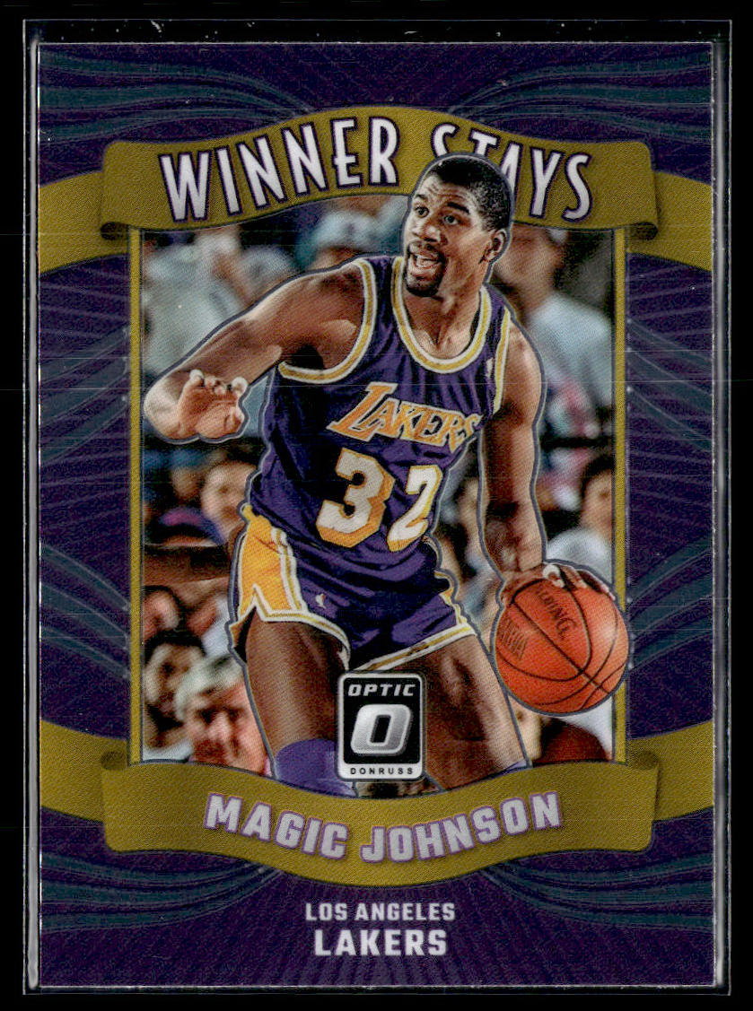 2023-24 Donruss Optic #11 Magic Johnson Winner Stays  Krazy King Collectibles LLC   