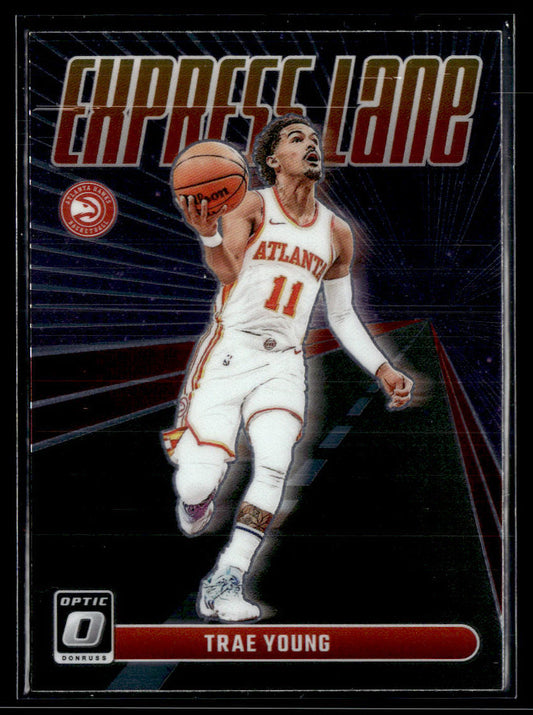 2023-24 Donruss Optic #22 Trae Young Express Lane  Krazy King Collectibles LLC   