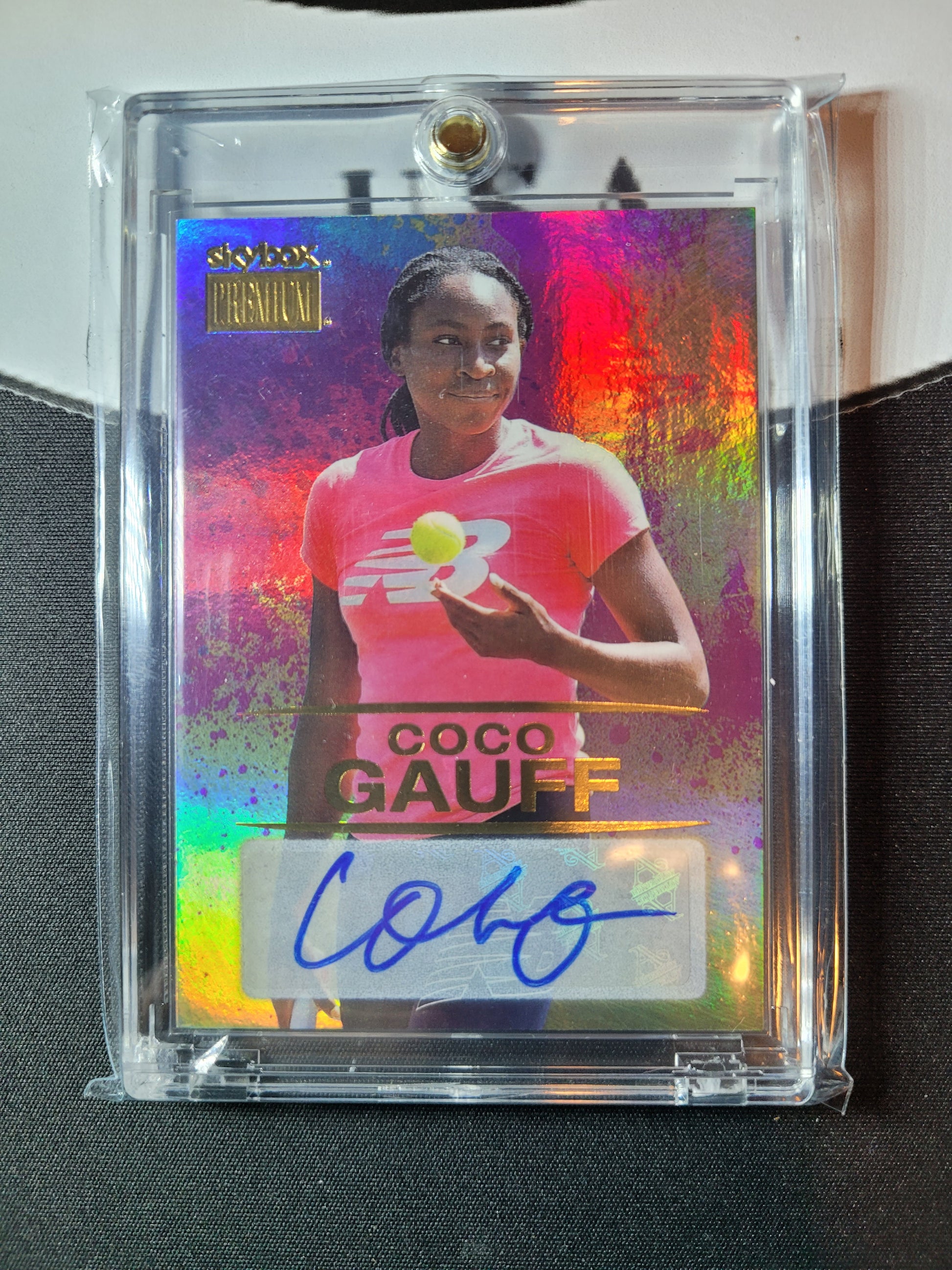 2021 Skybox Metal Universe Champions Coco Gauff Skybox Premium Auto  Krazy King Collectibles LLC   